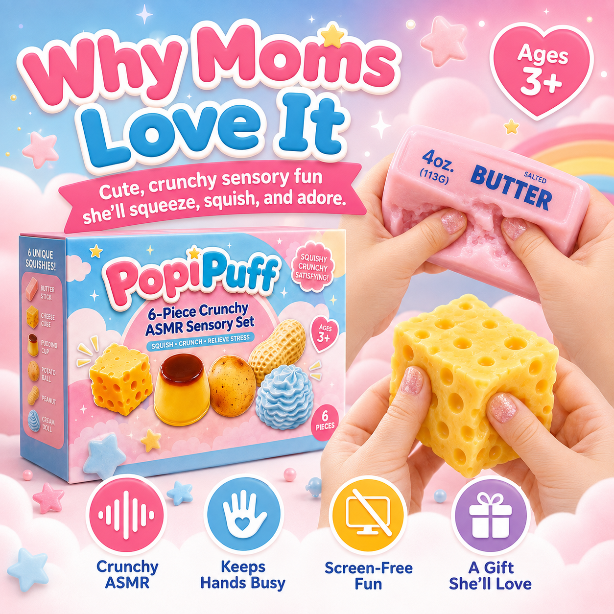 6-Piece Crunchy ASMR Set