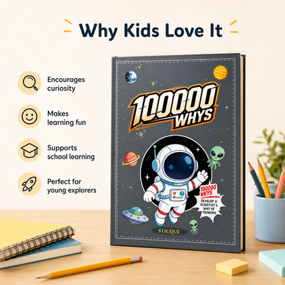 WonderPop 100,000 Whys: Kids’ Science & Discovery Book