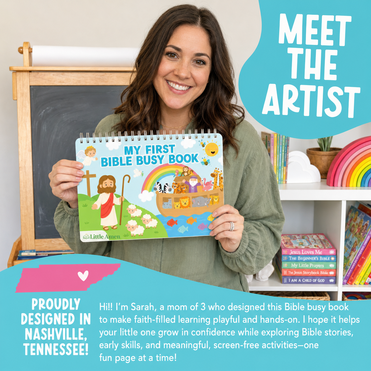 Bible Busy Book for Toddlers